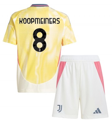 Juventus Teun Koopmeiners #8 Segunda Equipación Niños 2024-25 Manga Corta (+ Pantalones cortos)